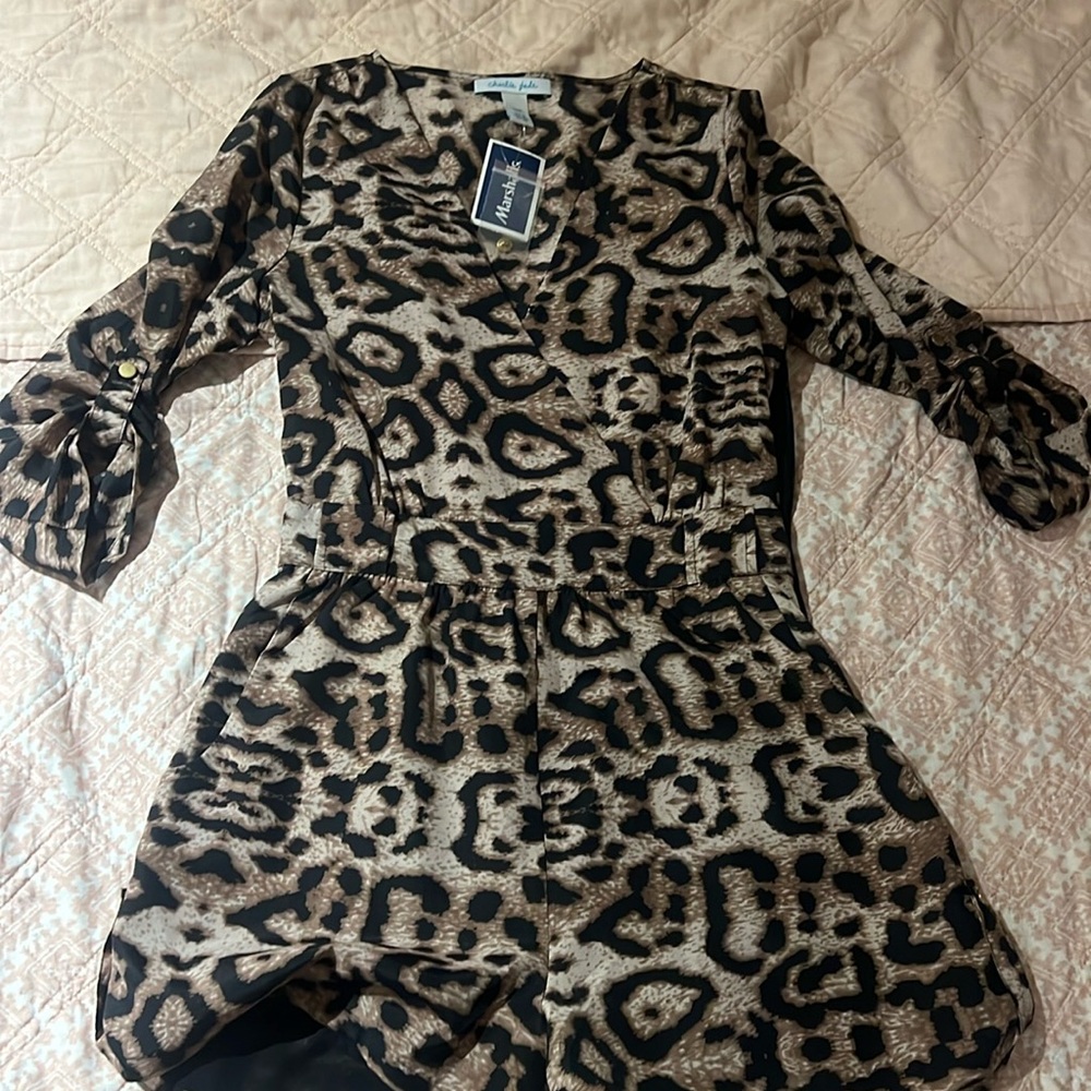 Cheetah Romper